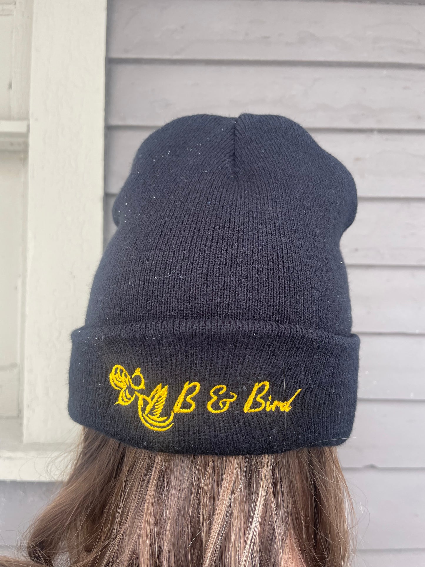 “Have A Nice Day” Premium Embroidered Beanie with B&Bird Logo
