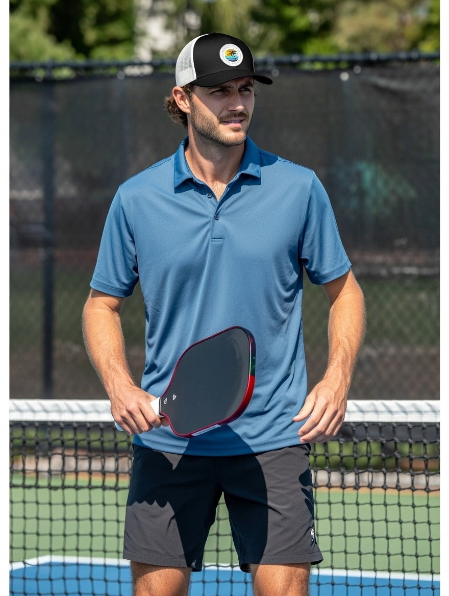 PERFECTSVILLE Country Club Snapback Hat (Black & White)