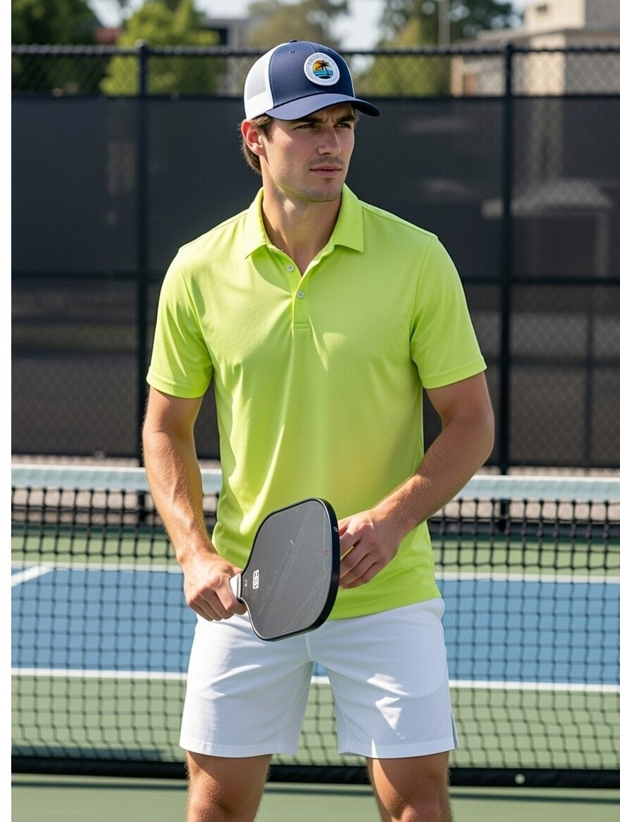 PERFECTSVILLE Country Club Snapback Hat (Blue & White)