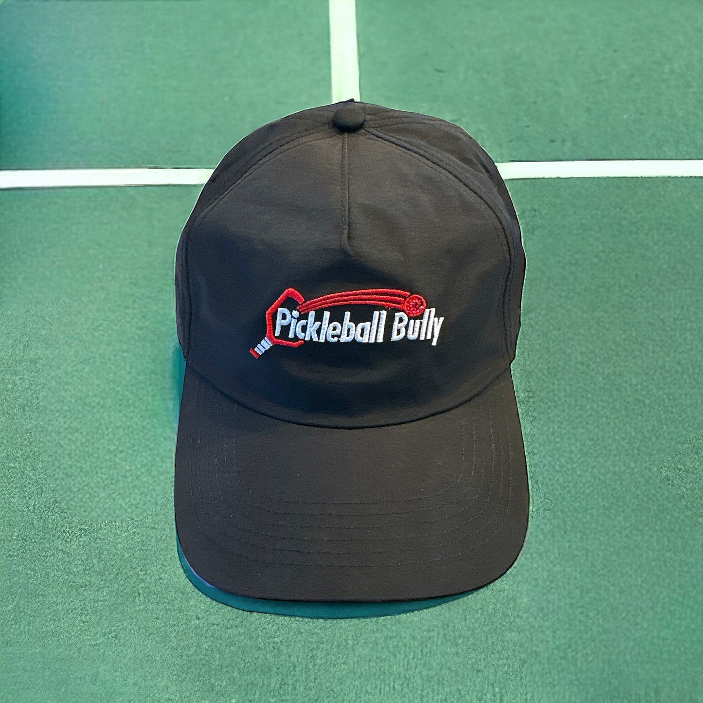 Pickleball Bully Black Panther Water Resistant Hat